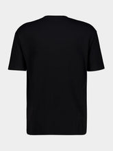 Auralee Black Seamless Crew Neck Cotton T-Shirt