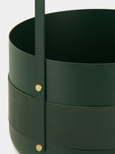 Eldvarm Emma Basket in Forest Green