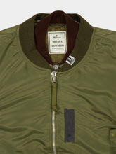 Maison Mihara Yasuhiro Khaki Shifted Layer Flight Jacket