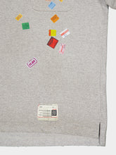 Maison Mihara Yasuhiro Grey Price Tag Sticker Printed T-Shirt