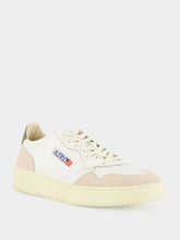 Autry White and Bronze Green Medalist Sneakers