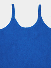 Auralee Royal Blue Alpaca Knit Midi Dress