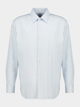 Auralee Light Blue Washed Finx Twill Cotton Shirt
