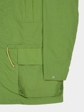 Auralee Dusty Green Cotton Hooded Blouson
