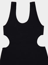 Auralee Black Double Faced Silk Cotton Tank
