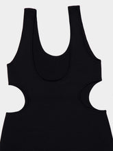 Auralee Black Double Faced Silk Cotton Tank