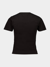 Auralee Black Brushed Organic Cotton T-Shirt