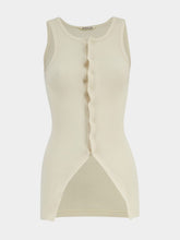 Auralee Ivory Organic Rib Tank Top