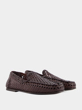 Dolce & Gabbana Hand-Woven Goatskin Loafers