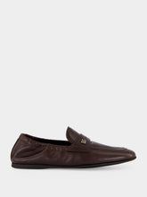 Dolce & Gabbana Chocolate Brown Calfskin Slippers