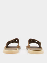 Dolce & Gabbana DG Logo Suede Sliders