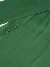 Tom Ford Green Silk Crepon Maxi Dress