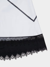 Tom Ford Sky and Black Lace-Encrusted Cocktail Camisole Mini Dress