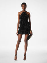 Tom Ford Black Lustrous Jersey Ruffled Cocktail Dress
