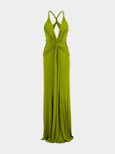 Tom Ford Chartreuse Reverie Maxi Dress
