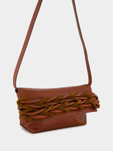 Johanna Ortiz Medium Braided Leather Bag in Brown