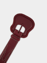 Johanna Ortiz Edging Forward Leather Belt in Wine