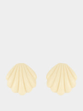 Johanna Ortiz Antique Ecru Shell Earrings