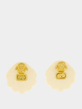 Johanna Ortiz Antique Ecru Shell Earrings