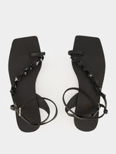 Johanna Ortiz Dark Chocolate Dazzling Crest Sandals