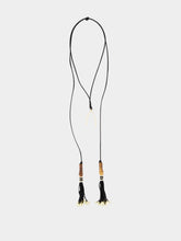 Johanna Ortiz Black and Ecru Brave Gaucha Necklace