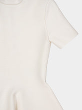 Tom Ford Off White Tulip Skirt Mini Dress