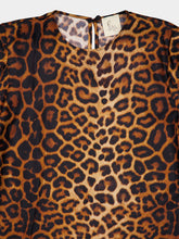 Paula Acorus Junglito Print Silk Blouse