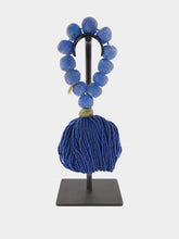 Studio Julia Atlas Blue Prayer Bead Artwork