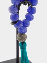 Studio Julia Atlas Blue Prayer Bead Artwork