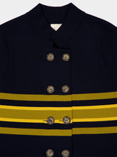 Paula Alba Multi Stripes Jacquard Knitted Cape