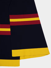 Paula Alba Multi Stripes Jacquard Knitted Cape