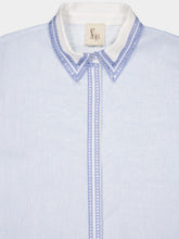 Paula Altair English Embroidered Linen Dress