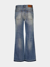 Amiri Canyon Sky MA Fit Flared Jeans