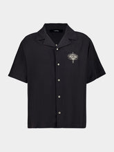 Amiri Black Lasso Oversized Camp Shirt