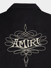Amiri Black Lasso Oversized Camp Shirt