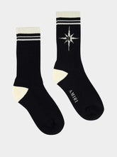 Amiri Black Starburst Cotton Socks