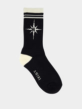 Amiri Black Starburst Cotton Socks
