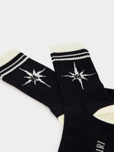 Amiri Black Starburst Cotton Socks