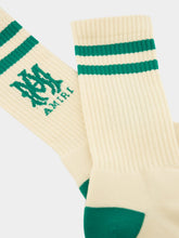 Amiri Varsity Green MA Core Logo Socks