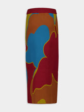 Paula Amanda Caramel Café Jacquard Skirt