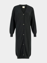 Paula Dark Green Long Cardigan