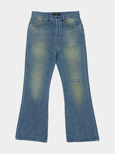 Amiri Desert Sky Slash Bootcut Jeans