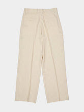 Amiri Alabaster Striped Tailored Trousers