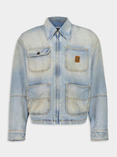 Amiri Perfect Antique Indigo Denim Work Jacket
