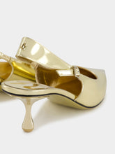 Jimmy Choo Gold Amel Slingback Pumps