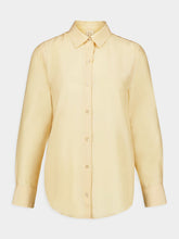 Paula Ametista Beige Silk Satin Matte Shirt