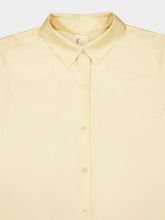 Paula Ametista Beige Silk Satin Matte Shirt