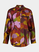 Paula Ametista Printed Silk Twill Shirt