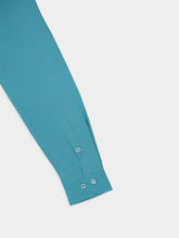 Paula Ametista Brittany Blue Silk Shirt