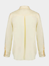 Paula Ametista Vanilla Custard Silk Twill Shirt
